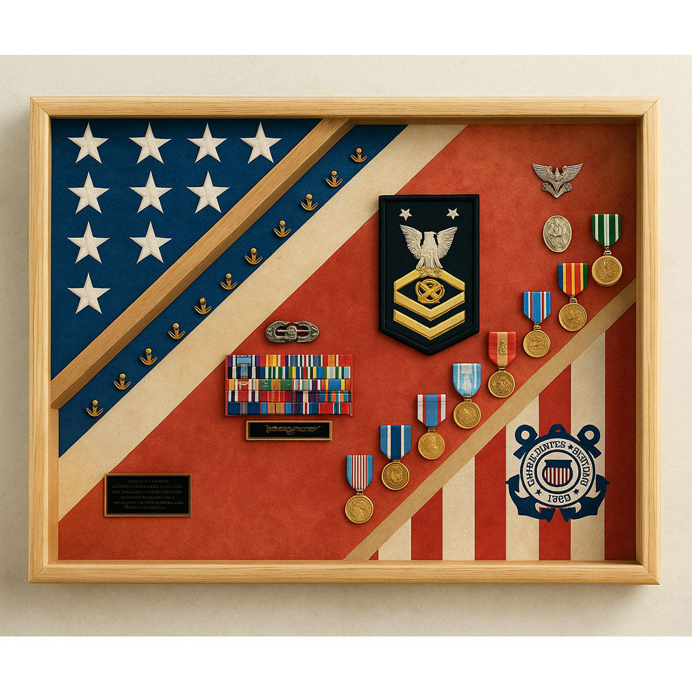 Flag Display Case, Burial Flag Display Box