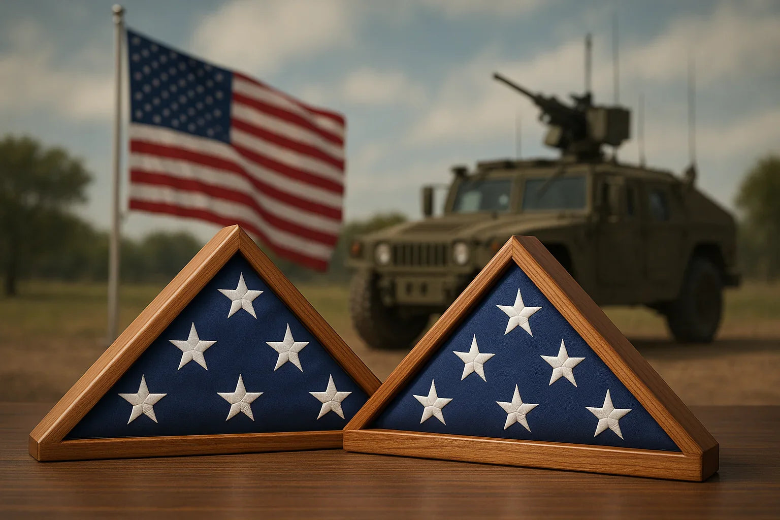 Flag Shadow Box with Pedestal for 5ft x 9ft Flag: A Timeless Tribute