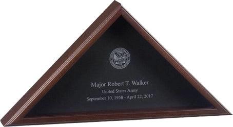 Personalized Display Case, Flag Display Case, Flag Case, Memorial Flag Case