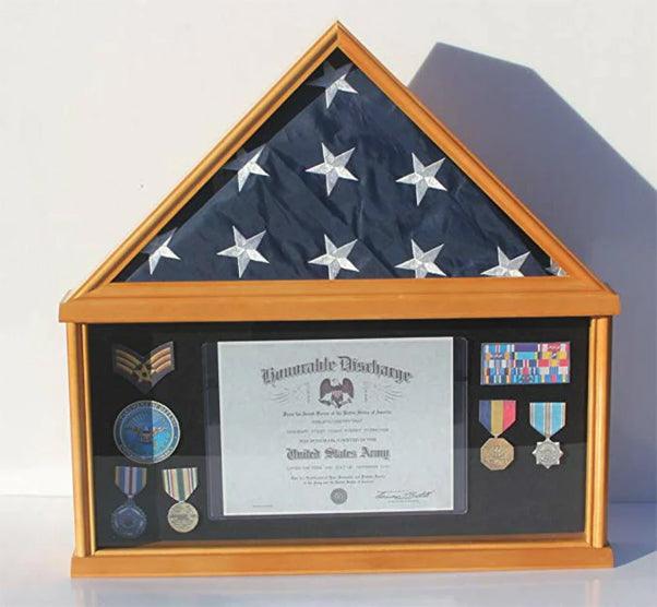 Preserving Valor: Crafting the Perfect Military Memorial Shadow Box - Flags Connections