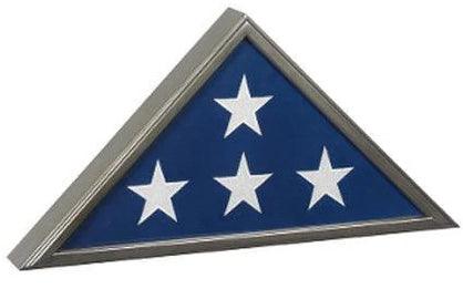 Silver Flag Display Case, Personalized Display Case, Flag Display Case, Flag Case, Memorial Flag Case