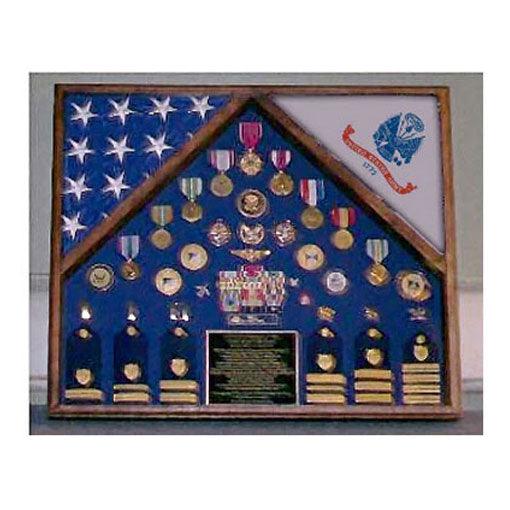 Flag and Medal Display Cases
