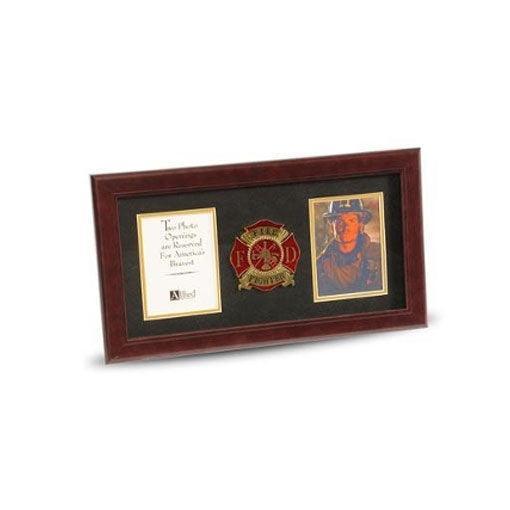 4 x 6 Firefighter Picture Frame - Flags Connections