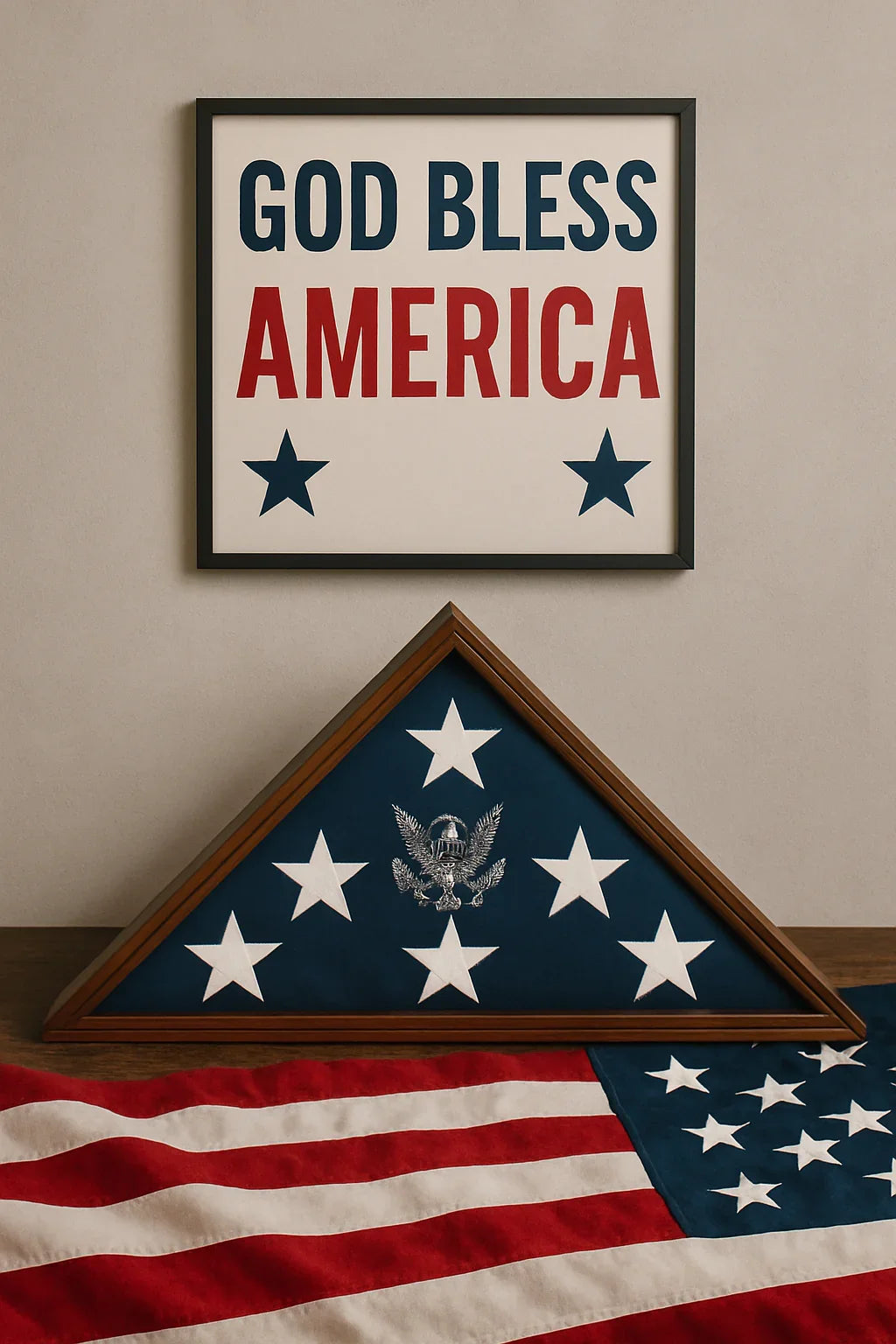 American Burial Flag Box, Military Deluxe Flag Case American Burial Flag Box, Military Deluxe Flag Cases