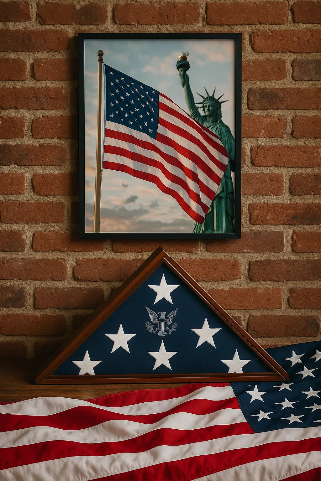 American Burial Flag Box, Military Deluxe Flag Case American Burial Flag Box, Military Deluxe Flag Cases