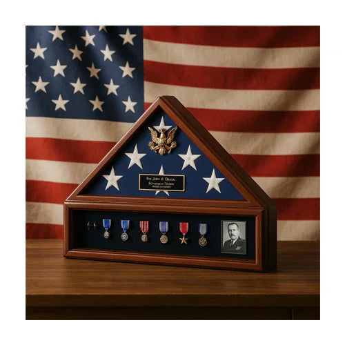 Flag Case for Flag that Cover Casket in Military Funeral