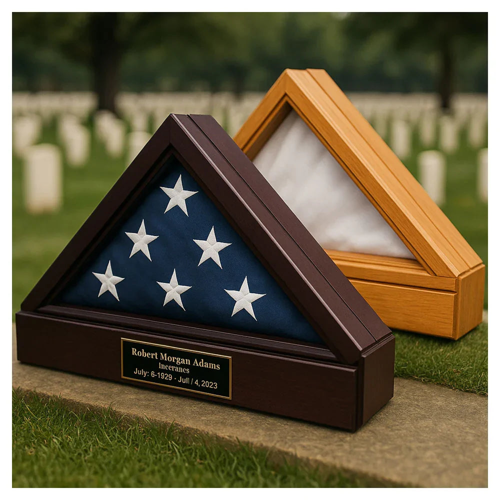 Flag Shadow Box, Pedestal For 5ft x 9ft Flag