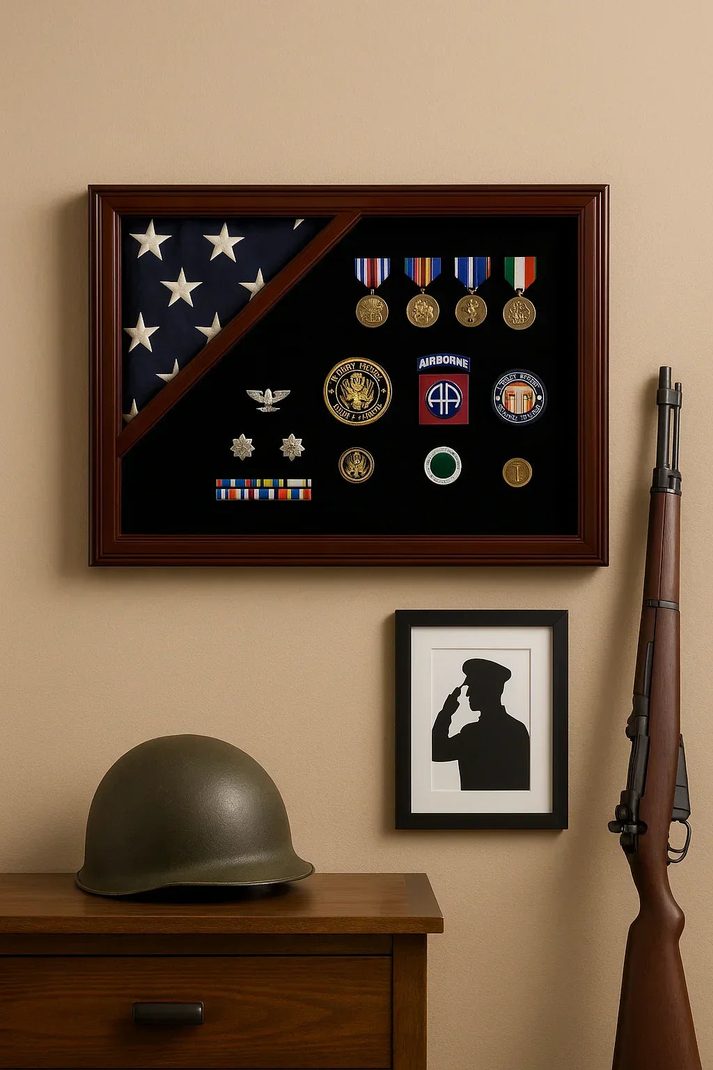 Federal Flag Display Case