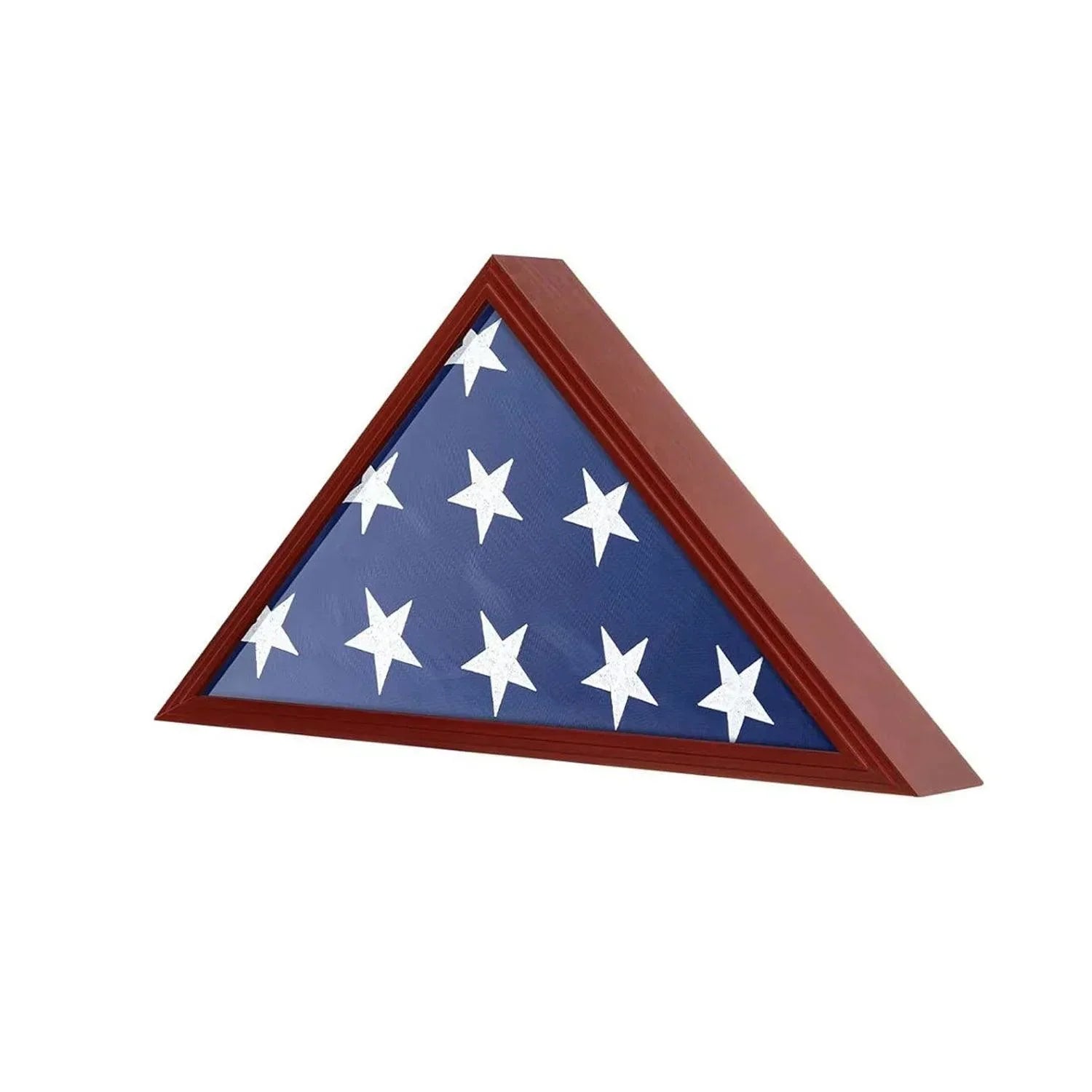 Flag case with pre-folded flag, Burial flag display case with folded flag, Folded American flag display box, Military flag display case set, Veteran flag shadow box with flag, Pre-folded flag and display case combo, Veteran memorial flag case with folded flag included, Custom flag display case with pre-folded flag, Elegant folded flag display box, US military flag display case with pre-folded flag