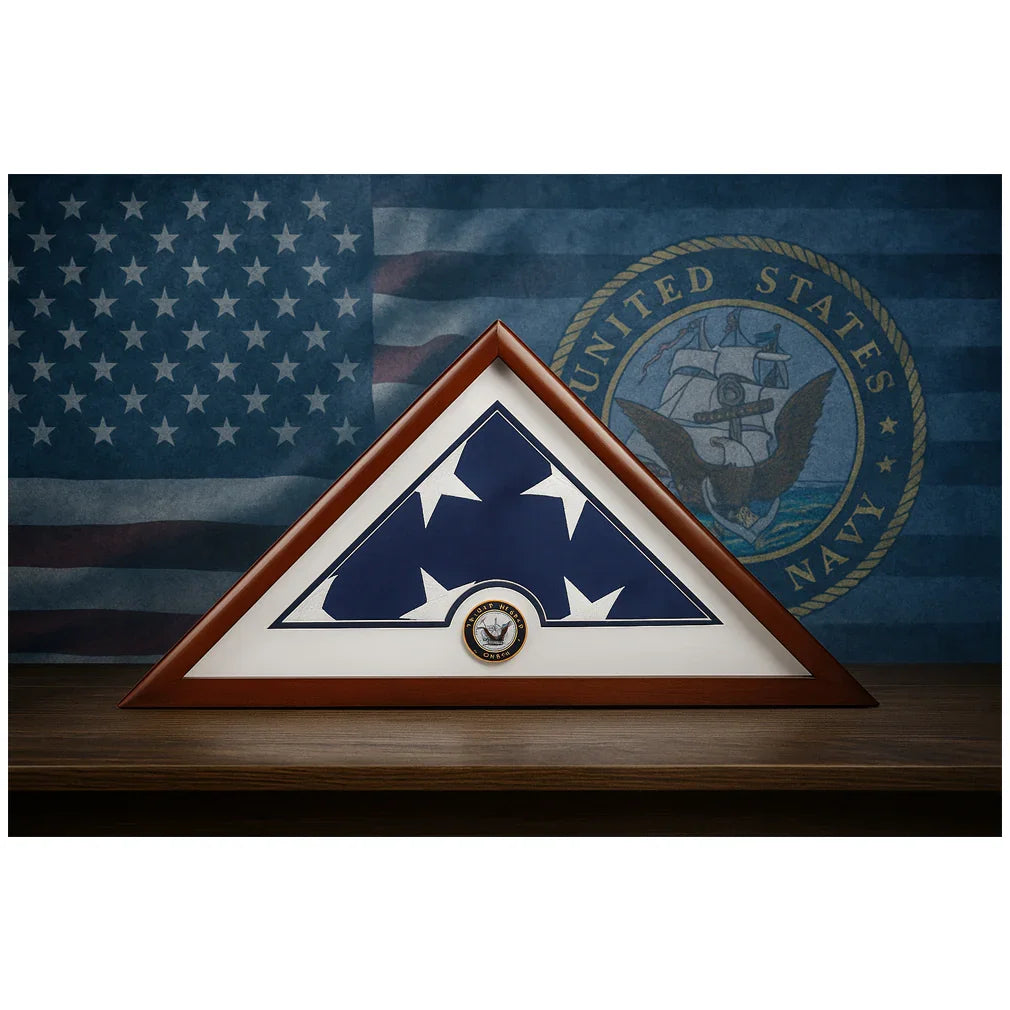 Navy Frame, Navy Flag Display Case, Navy Gift