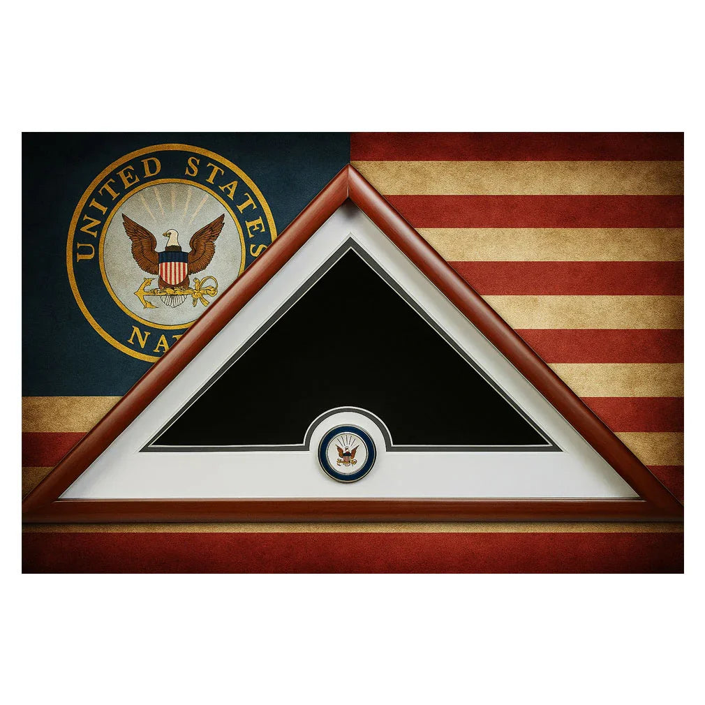 US Flag Display Case, American Flag Display Case, Military Flag Display Case, Veteran Flag Display Case, Burial Flag Display Case