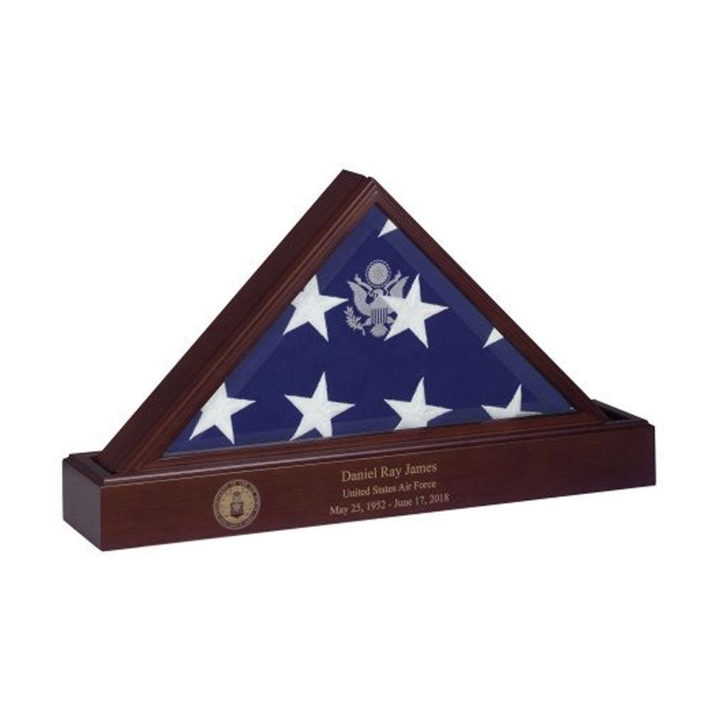 Admiral Flag Case with Pedestal Urn Admiral Flag Case with Pedestal Urn, Admiral Flag Case