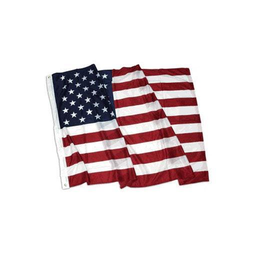 American Flag, Polyester 3ft by 5ft with Grommets - Flags Connections
