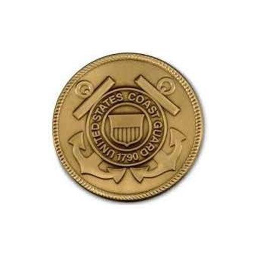 Coast Guard Service Medallion, Brass Coast Guard Medallion