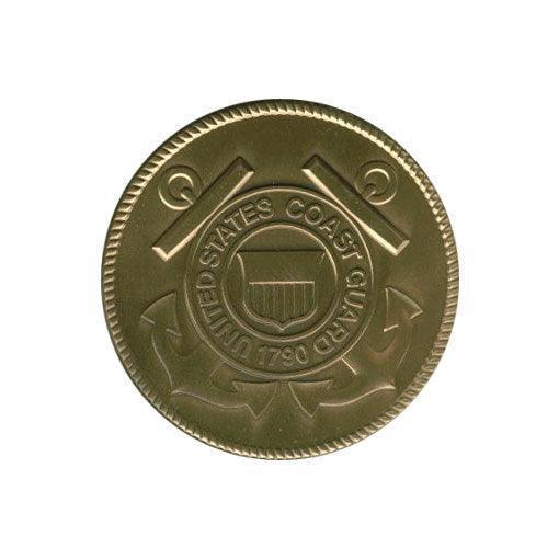 Coast Guard Service Medallion, Brass Coast Guard Medallion