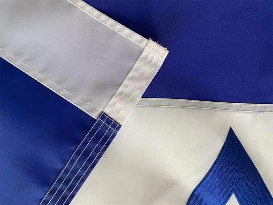 Embroidery Israel Flag 3x5 Israeli Flags Double Sided for Outdoors National Flag 3 Ply 200D Heavy Duty Polyester and Durable Canvas Header Flag of Israel - Flags Connections