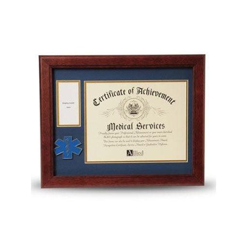 EMS Frame 8 x 10 EMS Medallion, Certificate, Medal Frame