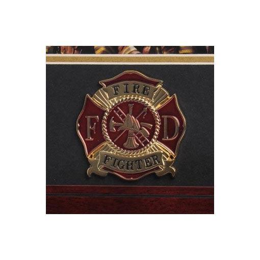 Firefighter Medallion Landscape Picture Frame