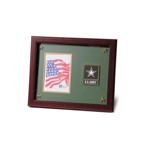 Go Army Medallion Picture Frame with Stars - Flags Connections