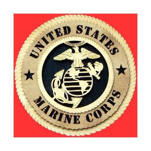Marine Corps Wall Tribute 3D Wood, Marine Hand Made Gift