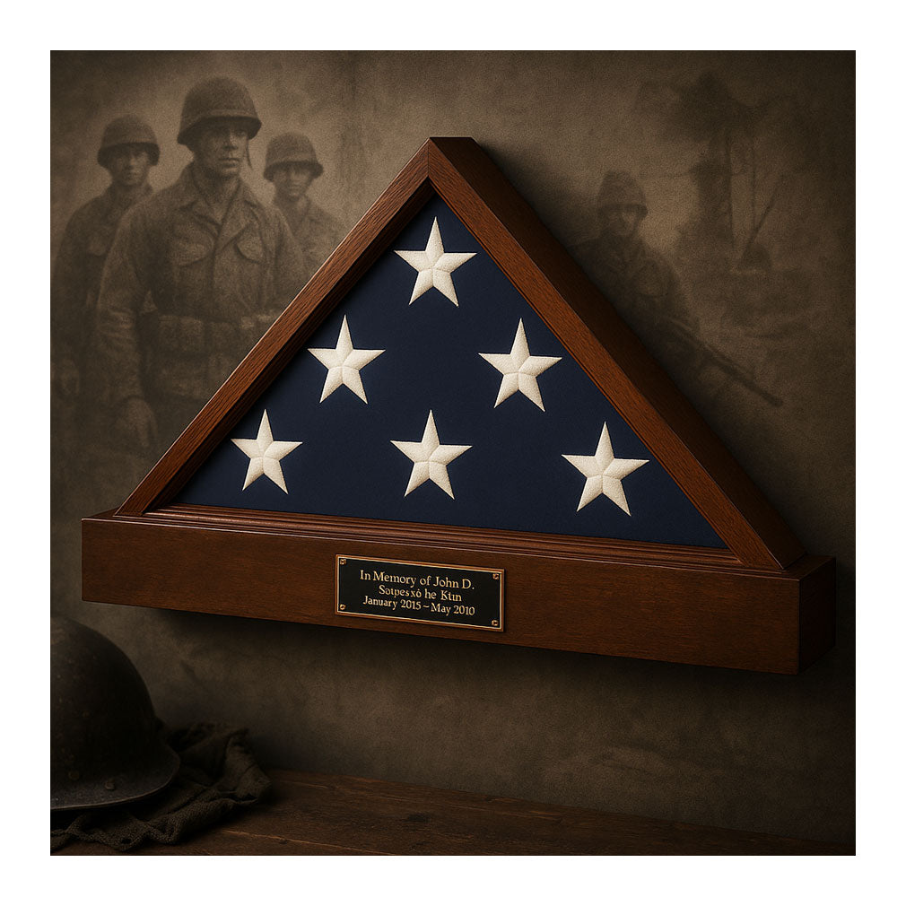 Funeral Flag Case, Funeral Flag and Pedestal, Funeral Flag Frame