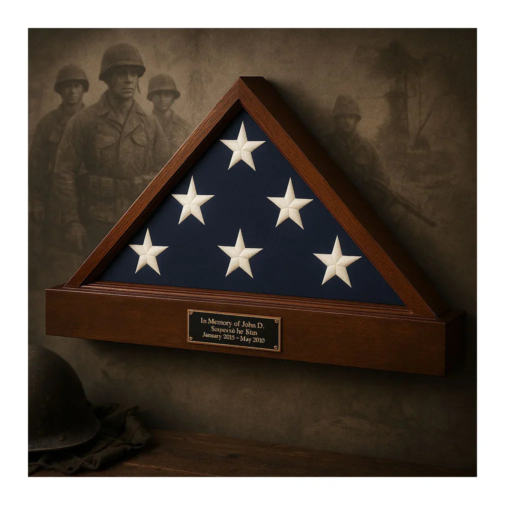 Funeral Flag Case, Funeral Flag and Pedestal, Funeral Flag Frame