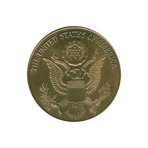 Military Service Medallions in Solid Brass Set of 6 Medallions