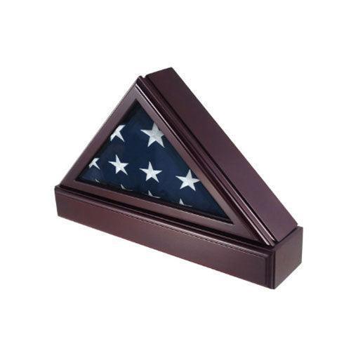 Officers Flag Display Case AND Pedestal for 3ft x 5ft Flag