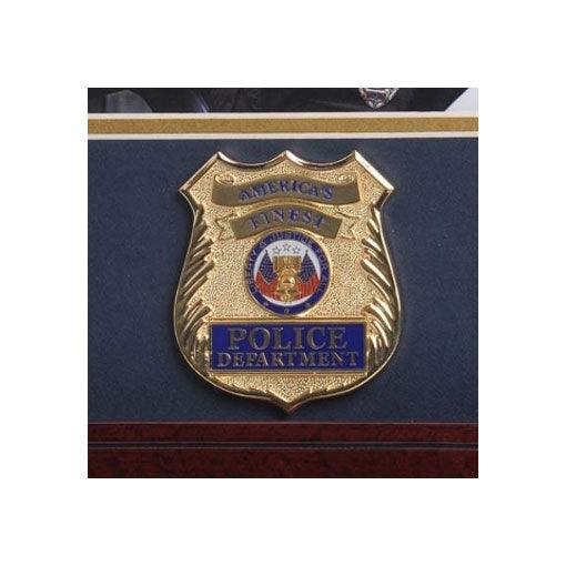 Police Department Medallion Picture Frame - Flags Connections