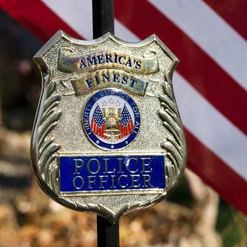 Police Service Marker | Police Grave Marker Heroes Series