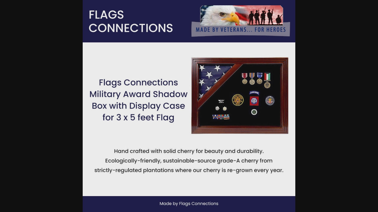 3x5 American flag display case, Hand Made flag case, Retirement gift,  Army Flag display case, National Guard Flag cases, Top quality flag cases