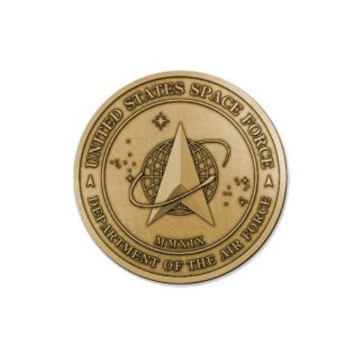 Space Force Brass service medallion