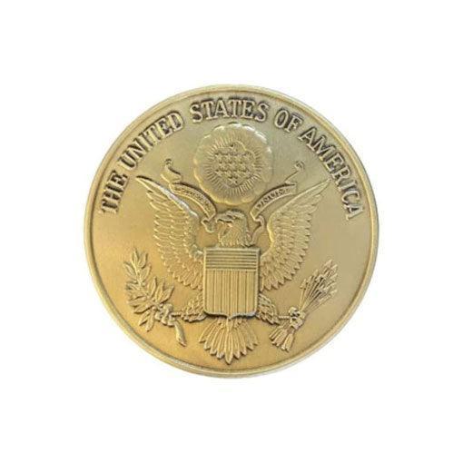 The Great Seal of The USA Brass Medallion