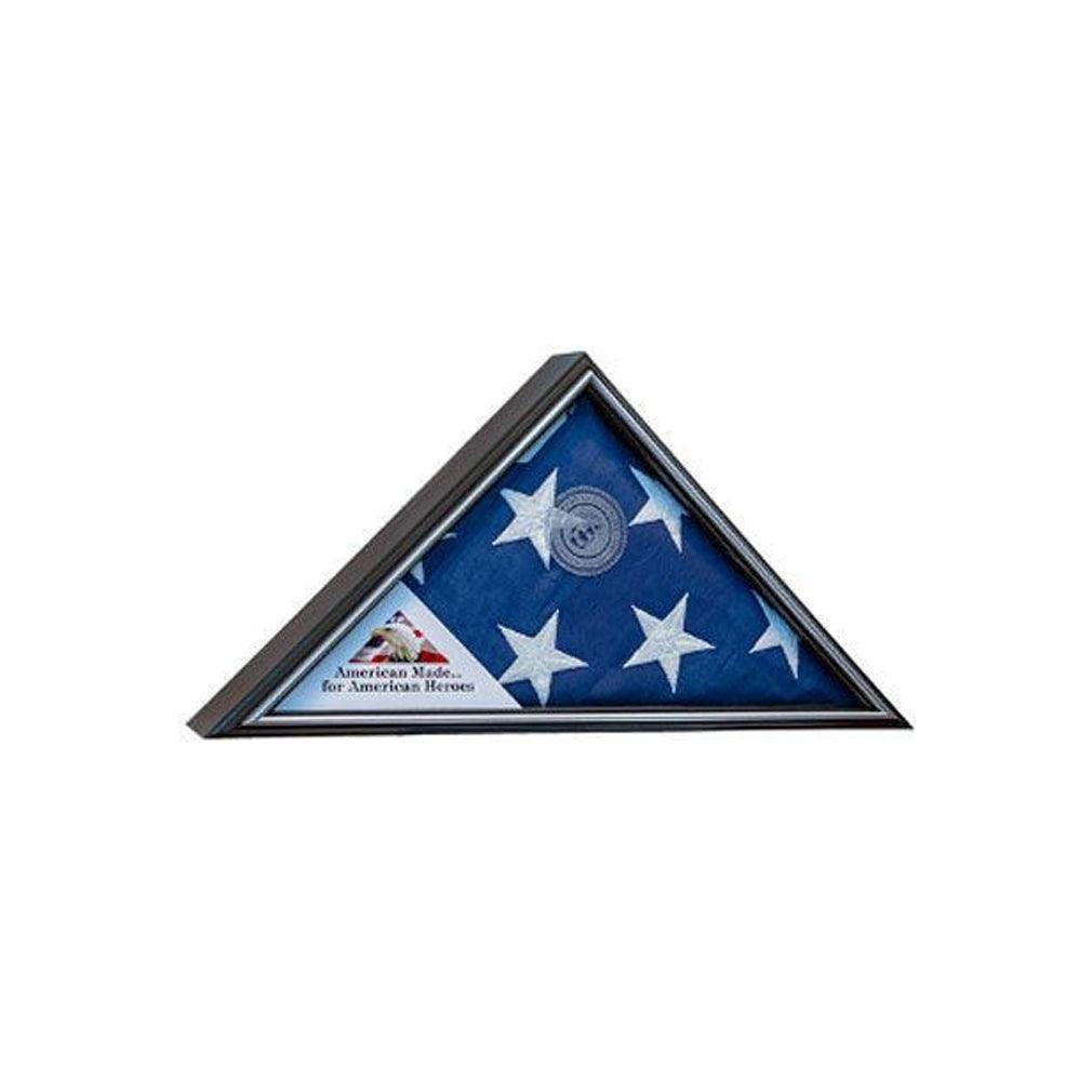 Tribute Flag Case, Gray Flag Case, Military Flag Case