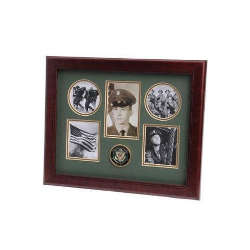 U.S. Army Medallion 5 Picture Collage Frame