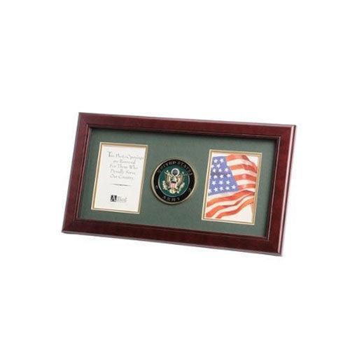 U.S. Army Medallion Double Picture Frame