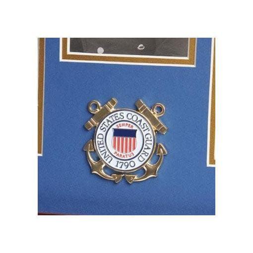 U.S. Coast Guard Medallion 5 Picture Collage Frame - Flags Connections