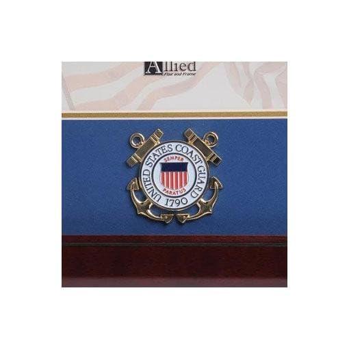 U.S. Coast Guard Medallion Landscape Picture Frame - Flags Connections