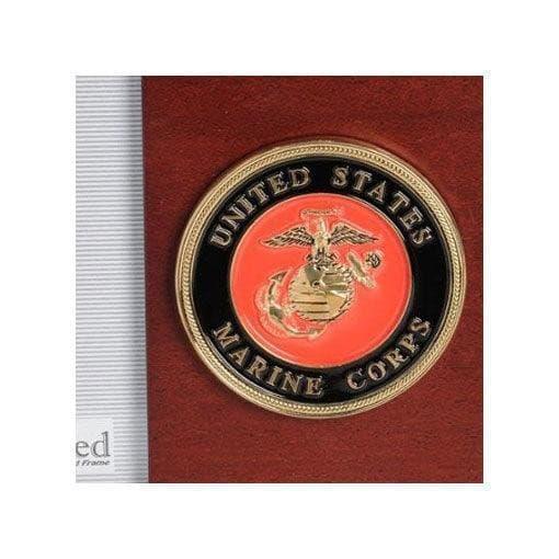 U.S. Marine Corps Medallion Desktop Picture Frame