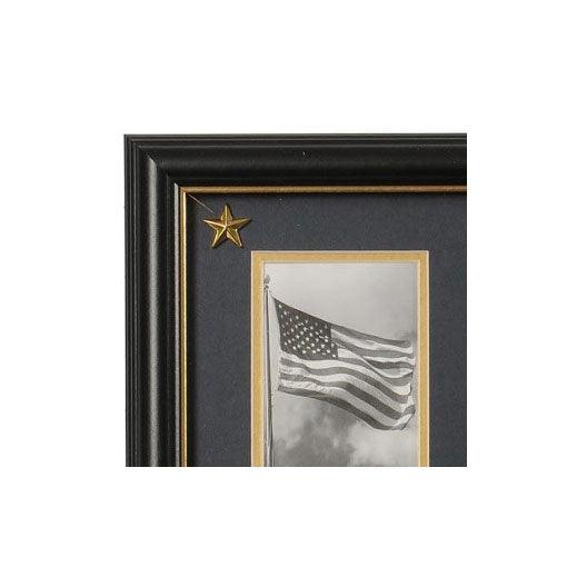 U.S. Marine Corps Medallion, Picture Collage Frame with Stars - Flags Connections