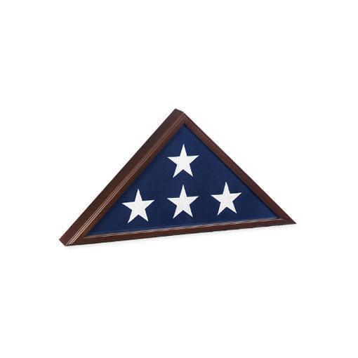 Veteran Flag Case in Cherry Finish Veteran Flag Case in Cherry Finish