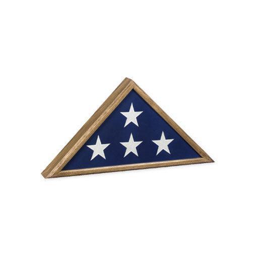 Veteran Flag Case in Vintage Oak Finish Veteran Flag Case in Vintage Oak Finish, Flag Display Cases