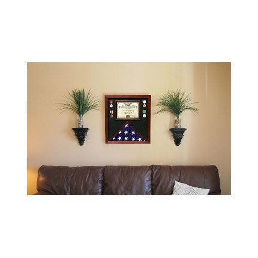 Flag Document Display Case, Wood, Flag certificate holder Flag Document Display Case, Flag certificate holder