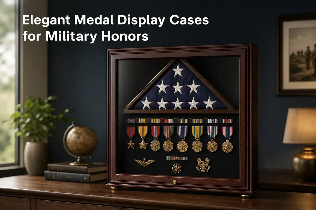 Elegant Medal Display Cases for Military Honors