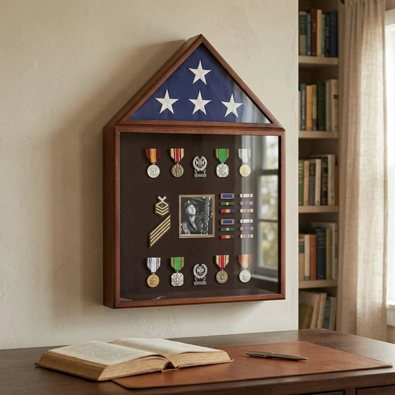 Flag and Badge Display Cases: How to Preserve and Showcase Military Memorabilia