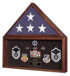 Flags and Medals, Personalized Display Case, Flag Display Case, Flag Case, Memorial Flag Case