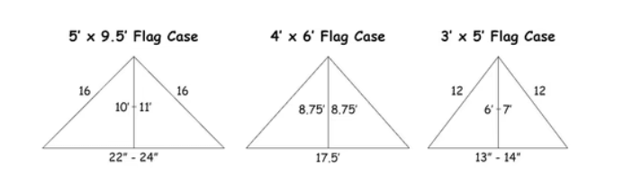 Flag Display Case, Pedestal Case, Flag Case, Memorial Case