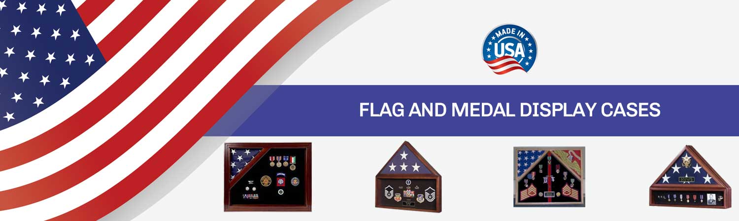 Flag and Medal Display Cases - Flags Connections