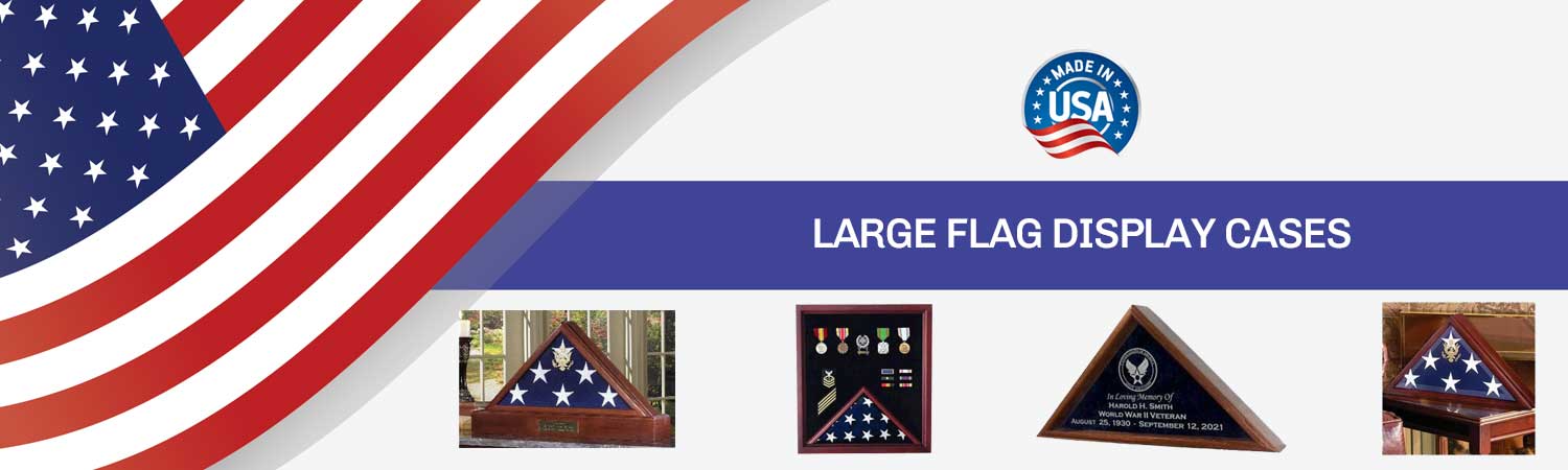 Large Rack For Flags Large Flag Display Case, Burial Large Display Flag Cases