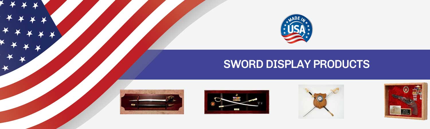 Sword Display Products, Sword display Cases, Sword Frames - Flags Connections